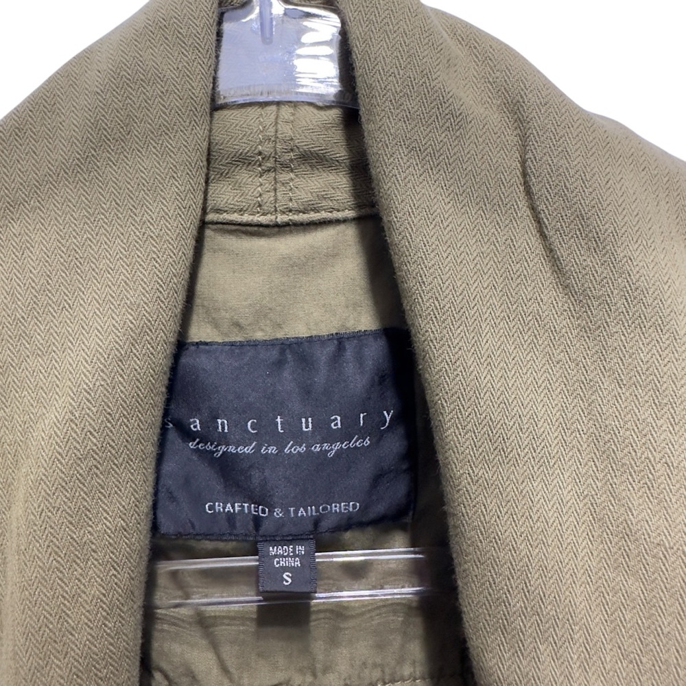 Pure Linen Cotton Herringbone Safari Desert Utility Safari Vest Jacket Army - Picture 6 of 7